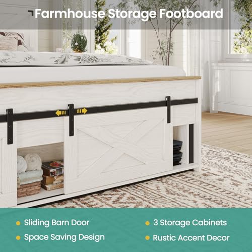 Hasuit BFH03 Farmhouse Bed Frame Queen Size thumb #3