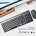 immagine 4FENIFOX Tastiera e Mouse Wireless, Tastiera Wireless layout italiano Portatili Slim Ergonomico 2.4G USB kit tastiera e mouse per Windows/mac OS/PC/Tablet/Smart TV/PS4- Nero