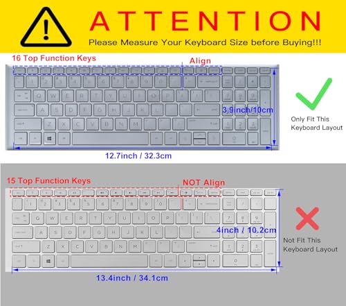 Protector de teclado para laptop HP 15.6 pulgadas miniatura 2