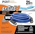 PIRIT Heated Water Hose for RV, Farm & Home - Thermostat Controlled -40°F Freeze Protection - Drink Water Safe - 5/8 Hose 25 Feet