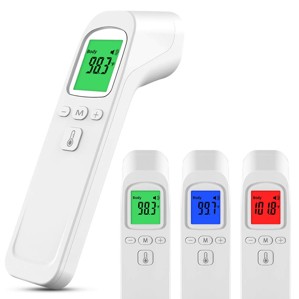 Forehead Thermometer Non-Contact Infrared Temperature Fever Alarm and Memory Function for Baby Kids and Adults with Instant Accurate Reading PHc-2