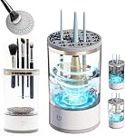 Makeup Brush Cleaner,Rechargeable Electric Makeup Brush Cleaner Dryer,Portable Makeup Brush Cleaner for Traveling Households, USB, Fits All Brush Sizes