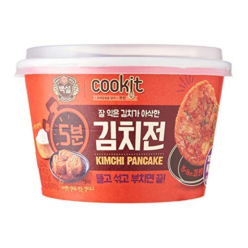 CJ Beksul Cupjeon Pancake Kimchi 5 min 210 g - Ouvrir, mélanger et frire pendant 5 minutes pour profiter de la pancake Kimchi la plus authentique Cover