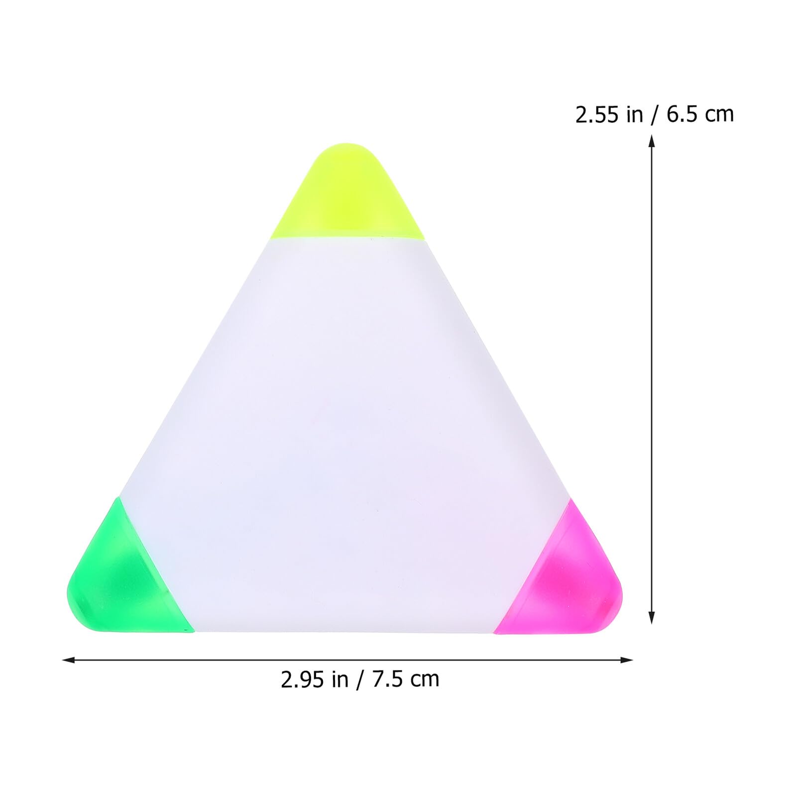 Operitacx 30 Pièces Marqueurs Fluorescents Triangulaires Ergonomiques pour Étudiants Fournitures Scolaires Marquage