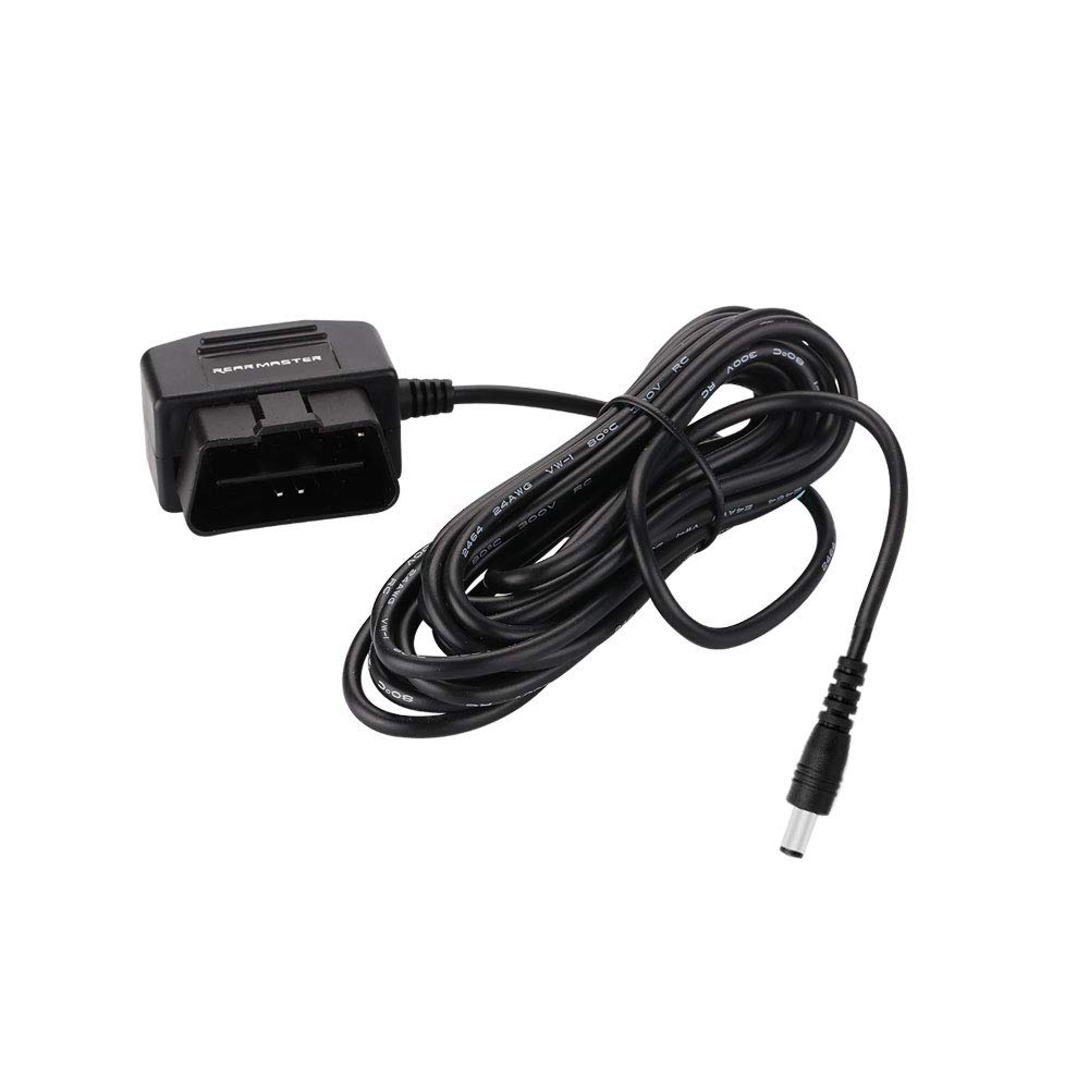 Universal OBD Power Cable for Dash Camera,24 hours Surveillance with mode switch button (DC)