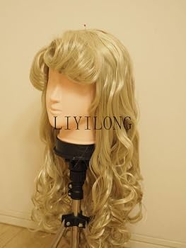 週末特価　コスプレウィッグ　オーロラ姫 眠れる森の美女 オーロラ姫 コスプレ ウィッグ ディズニー