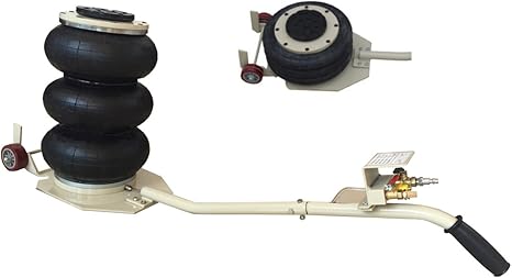 Amazon Co Jp Intbuying トリプルバッグ エアジャッキ 3トン 6600ポンド 空気圧リフトカーリペアインフレータブル ブラダージャック 拡張ハンドル 産業 研究開発用品