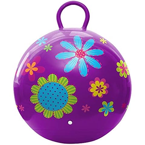Hedstrom Hopper Ball, Hopping Ball, Jumping Ball, Flowers, 18 Inch Cover