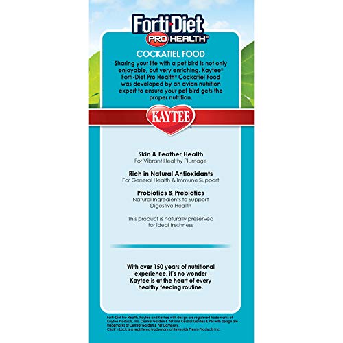Kaytee 100037163 Forti-Diet Pro Health Pet Cockatiel Food thumb #3