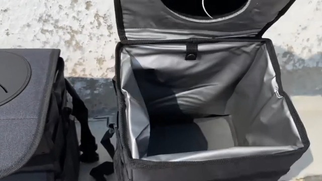 Image of Car Trash Can，Two-Pack Large and Small Combination Hanging Detachable Foldable Car Trash Can，100% Waterproof Suitable for SUV, Sedan, Truck Multi-Purpose Storage Box