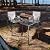 REDCAMP Folding Portable Grill Table for Outside, Lightweight Aluminum Metal Grill Stand Table for Camping Cooking BBQ RV Picnic,Easy to Assemble with Adjustable Heights Legs,Silver 36"x24"