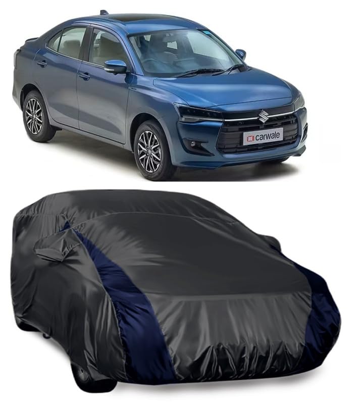Waterproof Car Cover for Swift DZIRE/NEW-GEN DZIRE with Mirror Pockets (for All Swift DZIRE Models) Heavy-Duty Belt & Buckle Lock Triple Stitching & Elastic Edges All Weather Protection-image-30