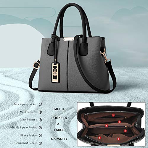 Image of COCIFER Women Top Handle Satchel Handbags Shoulder Bag Tote Purse Messenger Bags