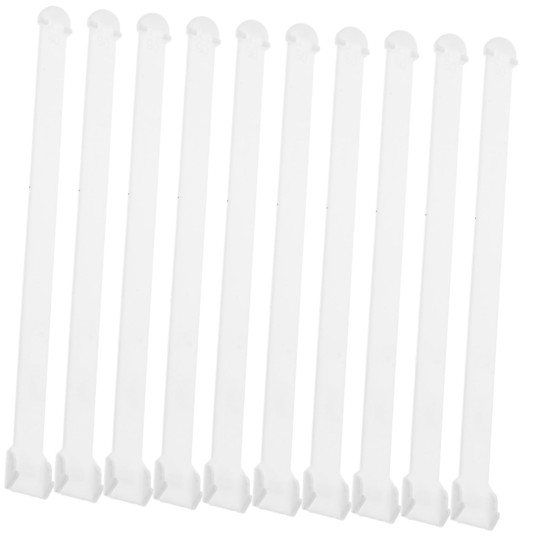 FUNOMOCYA 4sets Office Curtain Parts Easy Install Vertical Blind Locating Plate 50pcs*4