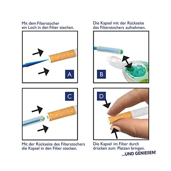 Hoffmann - Premium Aroma Kapseln Menthol | DIY Click Filter Kugeln| 5er-Pack | 500 Kugeln – Bild 5