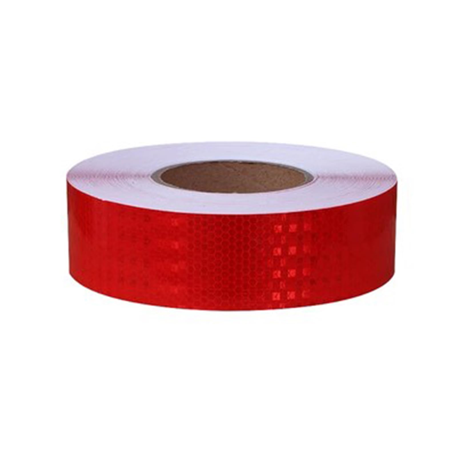 YUZGUHEY Reflective tape, Self Adhesive Fluorescent Reflector Warning Tape, Multicolor Multiple Sizes(Red,50m)