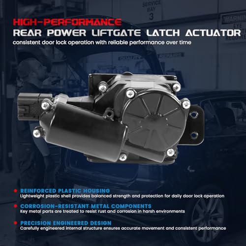 Image of KELOKE Rear Power Liftgate Latch Actuator Compatible with Chevy Suburban Tahoe & GMC Yukon Acadia & Cadillac Escalade SRX & More, Replaces# 931107 13581405
