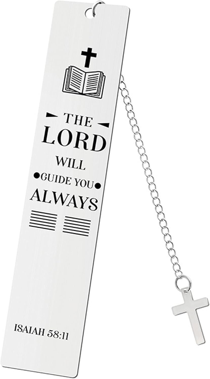 DIYFUN Inspirational Christian Bookmark Gifts, Bible Verse Bookmark for Women Men