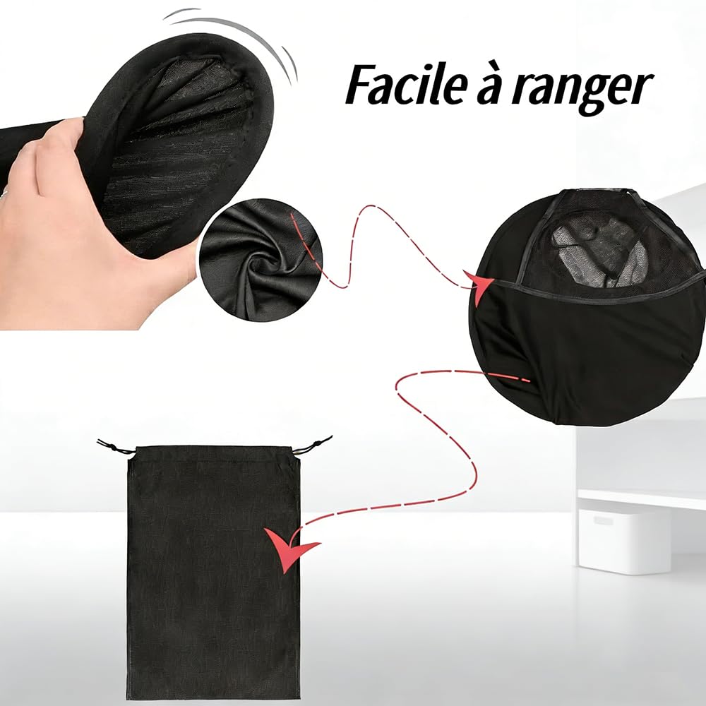 Pare-Soleil Poussette Bébé Universelle Auvent de Poussette bebe Confort Respirant Pare Soleil de Landau Nacelle Anti UV UPF50+ Housse de Protection Coupe-Vent Couverture Soleil Poussette Etanche