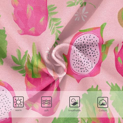 Wusikd Cute Dragon Fruit Girls' Underwear Cotton Girls Briefs Soft Toddler Underwear 2T3