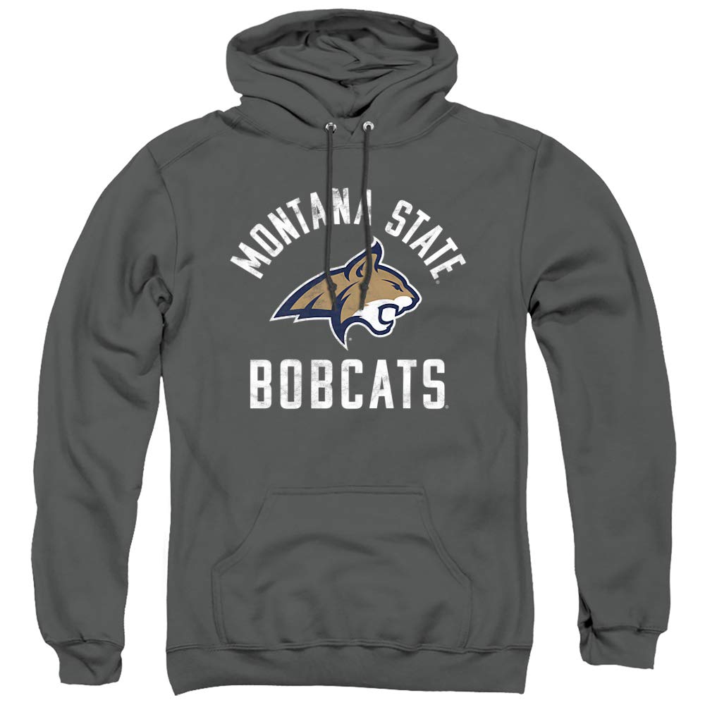 Montana State University Official Msu Bobcats Logo Unisex Adult Pull-Over Hoodie