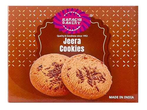 Image of Karachi Bakery Jeera Flavour Cookie, 400gm | Tea Time Snack | Delicious Cookies | Vegetarian