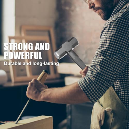 image for DESHIL 3lb Sledge Hammer - Heavy Duty Drilling Hammer with Forged Stee