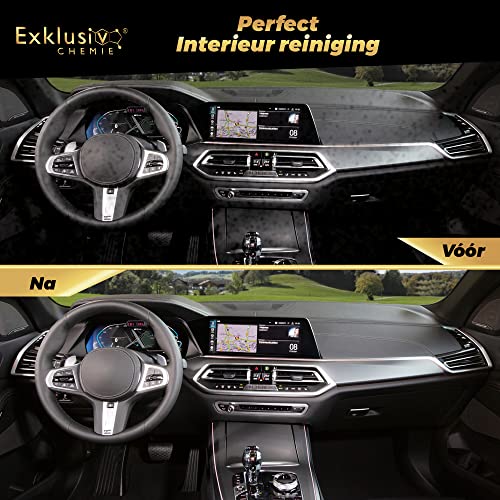 Exklusiv Chemie® Interieurreiniger | Diepte-effect in autostoelen | Autoverzorging interieur | Interieurreiniger auto | Reinigt matten, leer, kunststof en rubber | 500 ml - Image 3