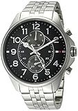 [トミーヒルフィガー]TOMMY HILFIGER 腕時計 DEAN ブラック文字盤 ステンレススチール クォーツ 1791276 メンズ 【並行輸入品】