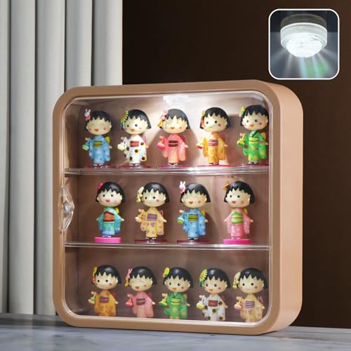 Naconmlet Vitrina transparente para figura...