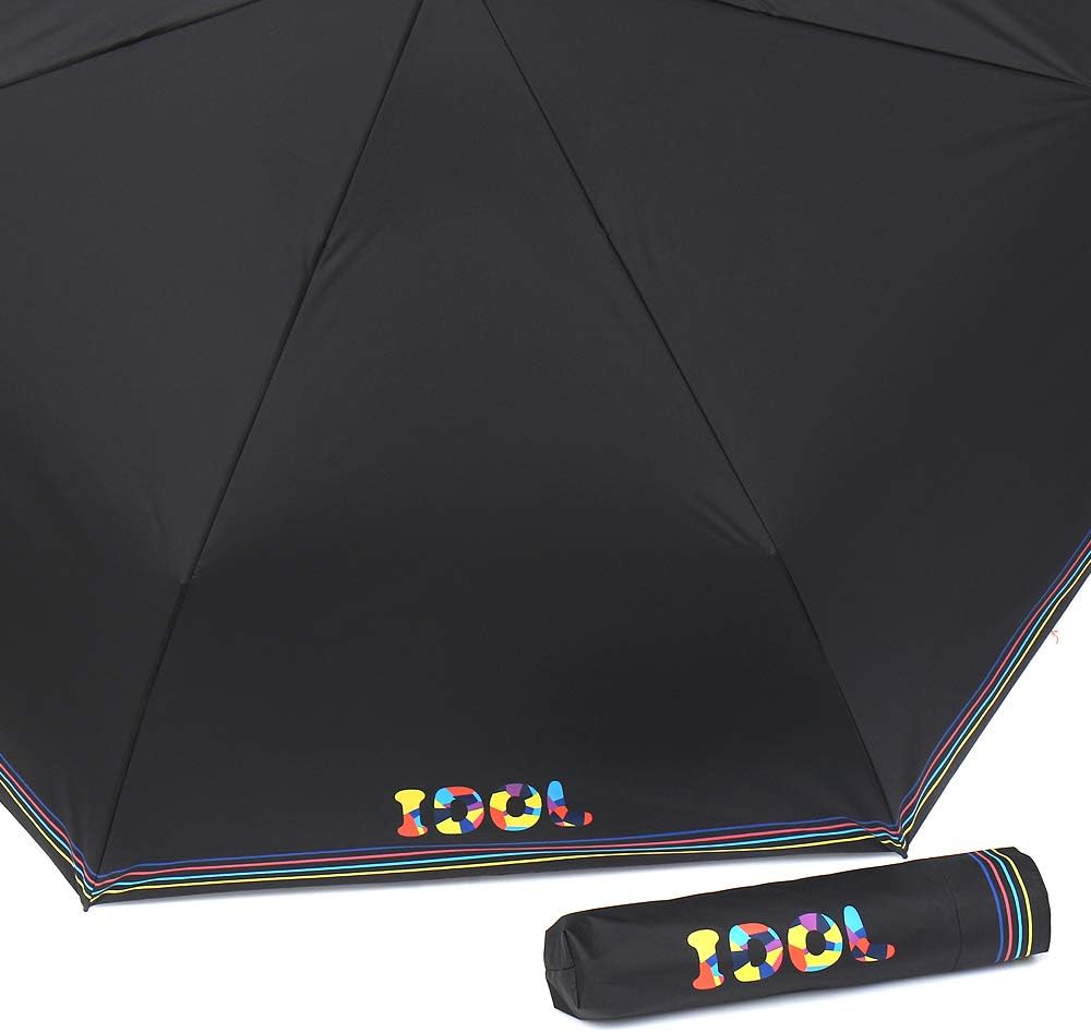 BTS Official licensed Product. BTS Character & Sound source AOAC Folding Umbrella_IDOL (Black)