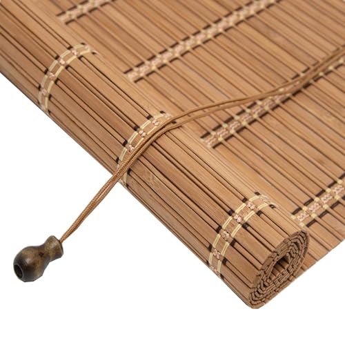 Bambus jalousien innen ohne bohren,bambus rollo aussenbereich 90 100 110 120 150 160cm breit natur,bambus raffrollo weiß,sichtschutz rollo fenster sonnenschutz für Terrasse Balkon(Carbonised A) Bambus jalousien innen ohne bohren,bambus rollo aussenbereich 90 100 110 120 150 160cm breit natur,bambus raffrollo weiß,sichtschutz rollo fenster sonnenschutz für Terrasse Balkon(Carbonised A)