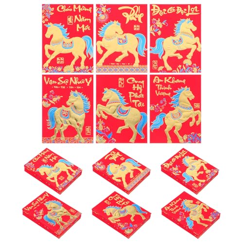 Enveloppes Rouges pour Enveloppes Rouges Hongbao Nouvel An Lunaire Fête du Printemps Gadpiparty