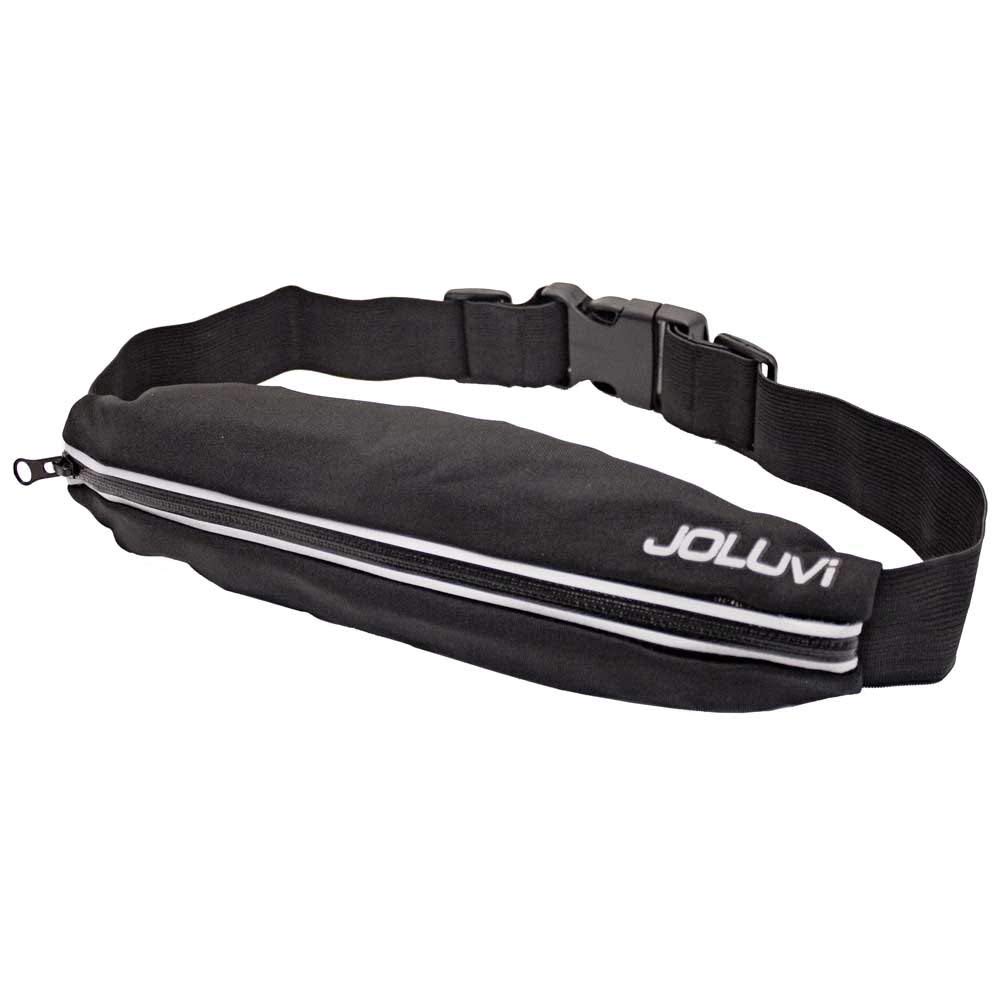 Joluvi Unisex Cinturón de Running para Adulto, Negro
