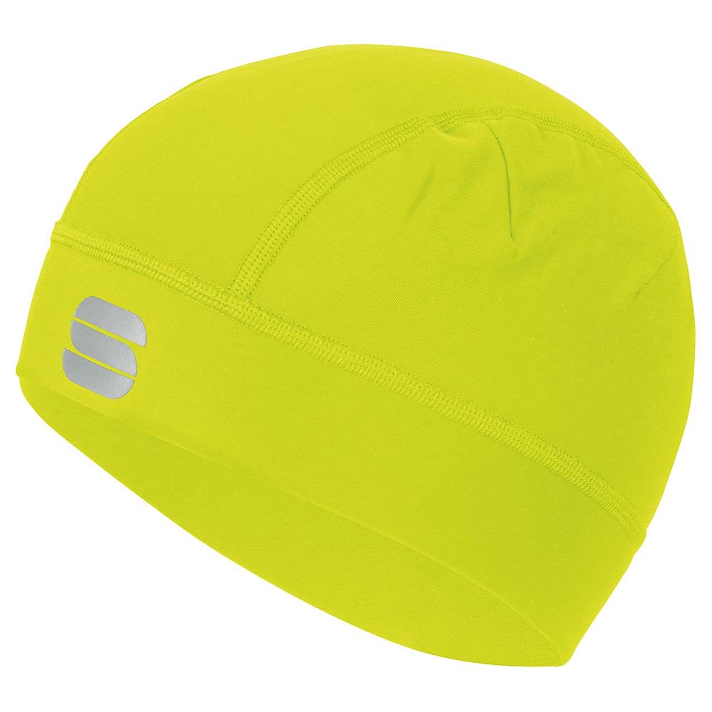 Casquette Sportful Edge jaune fluo, le couvre-chef de cyclisme mixte