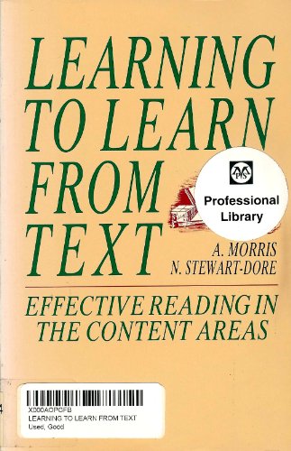 Learning to Learn from Text 0201139804 Book Cover