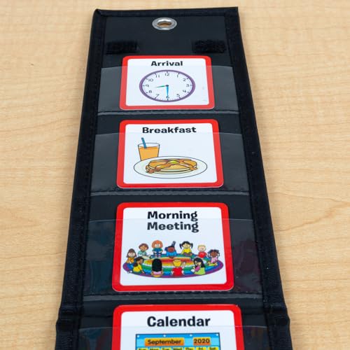 Individual Student Visual Schedule - 1 holder, 55 cards - Image 4