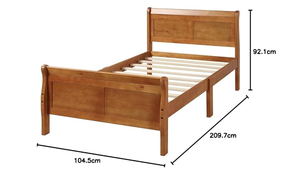 Amazon｜木製ベッドフレーム ツインサイズ プラットフォーム