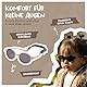 Maesy Baby Sonnenbrille für 0-2 Jahre - UV400 Polarisierter Schutz - Flexibler und Biegsamer Rahmen - Verstellbares Gummiband - Sichere und Bequeme Babysonnenbrillen - Rund - Noah