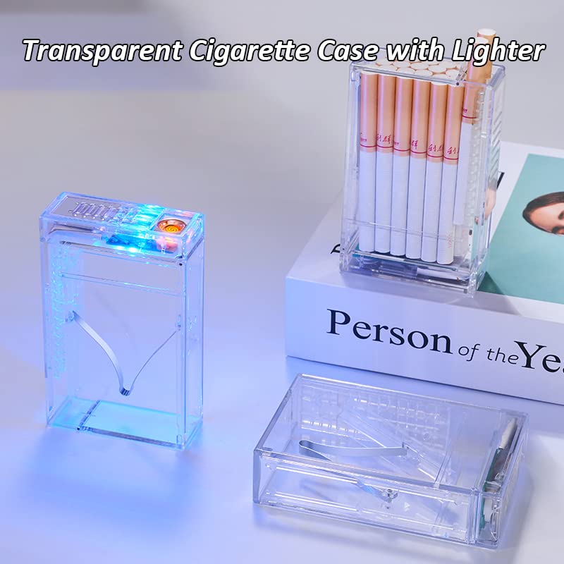 Amazon.com: Cigarette Case with Lighter, Full Pack 20 Regular Cigarettes Box,Portable  Cigarettes Holder USB Lighters 2 in 1, Best Birthday Christmas Gifts for  Women Men (Pattern 4) : Health & Household