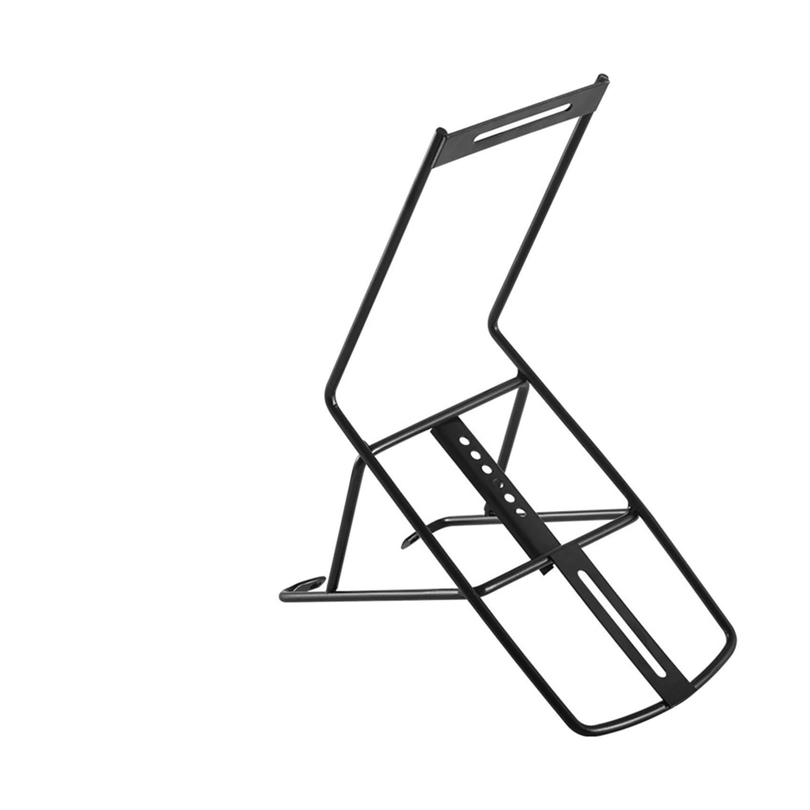 Tylny bagażnik rowerowy, Bagażnik rowerowy przedni czarny 23,5x13x33,5 cm na sztycę siodełka 22-32 mm