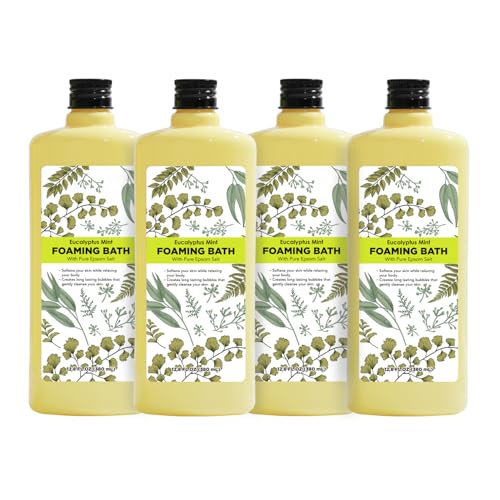 Bubble Bath for Women, Eucalyptus Mint Scented Bubble Bath Gifts