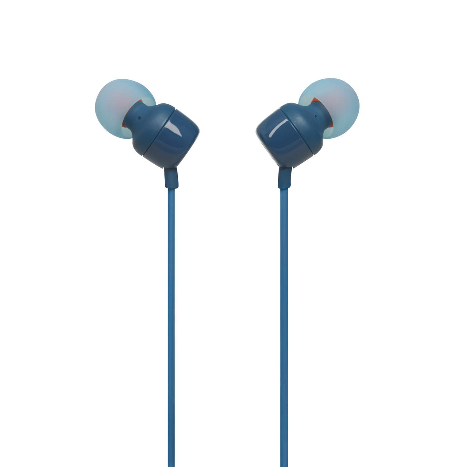 JBL T110 Wired In-Ear Headphones with JBL Pure Bass Sound Blue