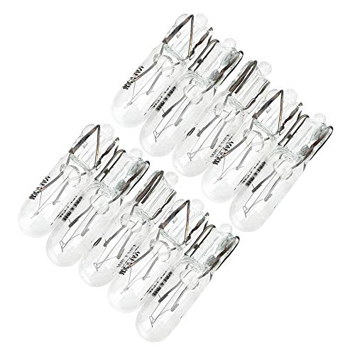 Cormar 10 PEZZI LAMPADINE LAMPADE LUCI QUADRO CRUSCOTTO AUTO 12V 1,2 W