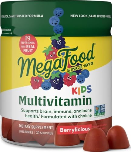 MegaFood Kids Multivitamin Gummies Berrylicious Flavor 60 Gummies