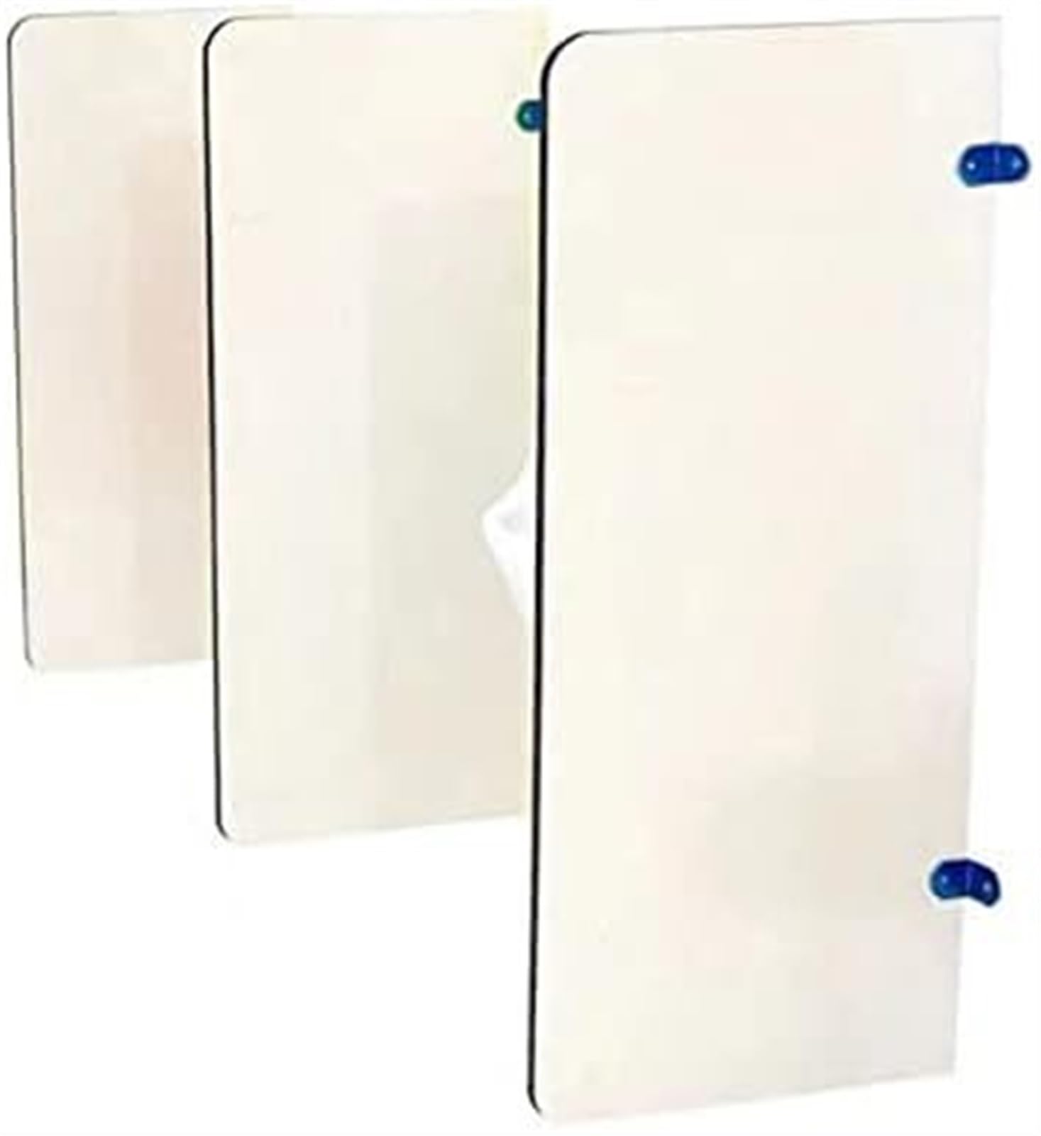 Urinal Screen Partition, Wall-Mounted Wooden Baffle for Public Restrooms in Schools, Malls & Public Places