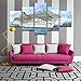 Produktbild GIRDSS Moderne Wandbilder XXL Wohnzimmer Wohnkultur 5 Teilige Leinwandbilder XXL Kreatives Geschenk Wanddeko Gerahmte Maritime Sea Wind Kreuzfahrtschiff Boot Shipoil Malerei Kunstwerk 150X80