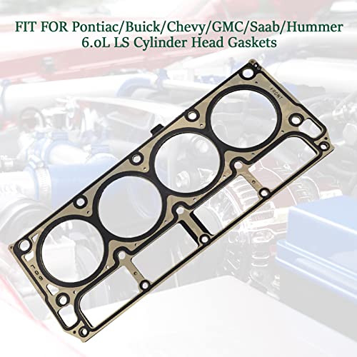 Image of 12589227 MLS Cylinder Multi-Layer Head Gaskets for 6.0L LS2 L76 Series Engines, for GM for Chevrolet for GMC for Cadillac for Hummer for Pontiac for SAAB 12575392, 2PCS