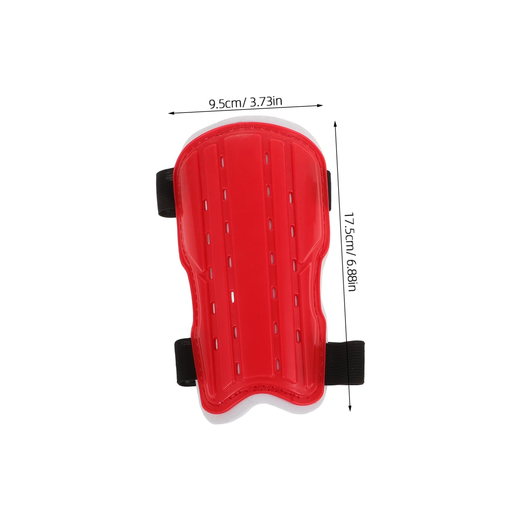 Kisangel 1 Pair Youth Soccer Shin Guards with Straps Compact Calf Braces for Football Full Protection Design with Ventilation for Teens Playing Soccer
