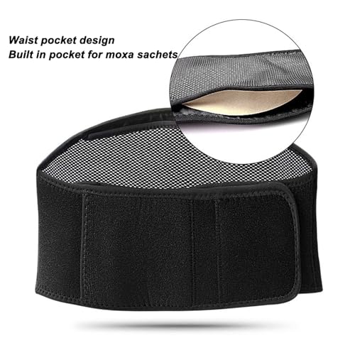 Soporte lumbar eléctrico calefactable USB ajustable negro miniatura 6
